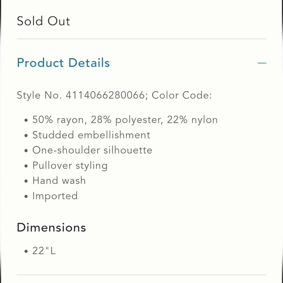 Anthropologie One Shoulder Gem Sweater - Picture 5 of 5